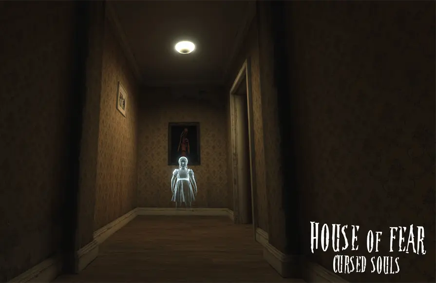 un fantome dans un couloir